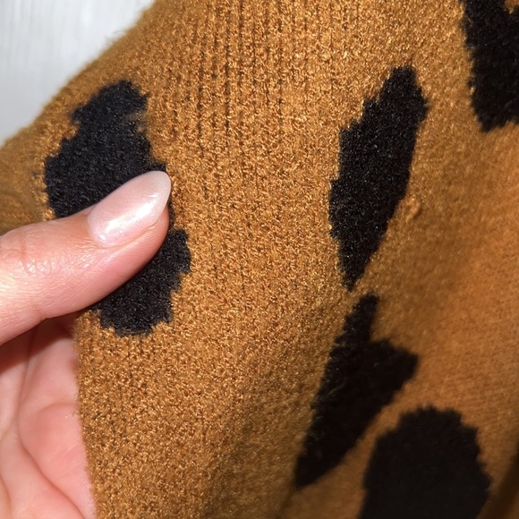 Slouchy Leopard Print Cardigan - Picture 7 of 7